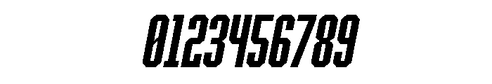 BRUTEFORCE ExtraBold Italic Font OTHER CHARS