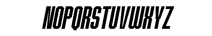 BRUTEFORCE-ExtraBoldItalic Font UPPERCASE
