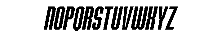 BRUTEFORCE-ExtraBoldItalic Font LOWERCASE
