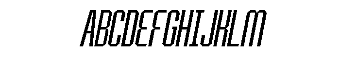 BRUTEFORCE-Italic Font UPPERCASE