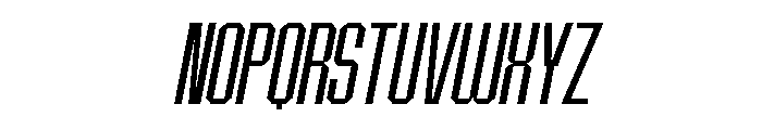BRUTEFORCE-Italic Font UPPERCASE