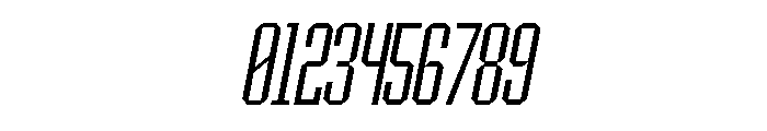 BRUTEFORCE-LightItalic Font OTHER CHARS