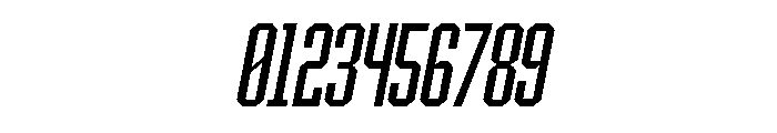 BRUTEFORCE-MediumItalic Font OTHER CHARS