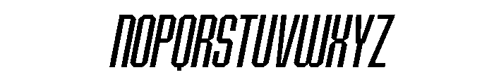 BRUTEFORCE-MediumItalic Font LOWERCASE