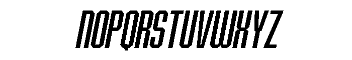 BRUTEFORCE SemiBold Italic Font LOWERCASE