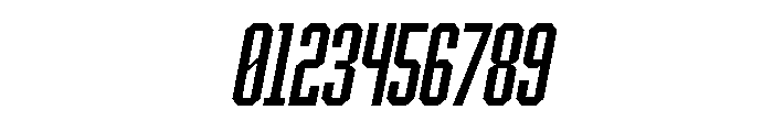 BRUTEFORCE-SemiBoldItalic Font OTHER CHARS