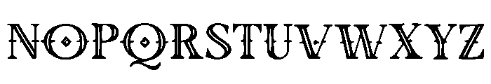 Bracaba Regular Font UPPERCASE
