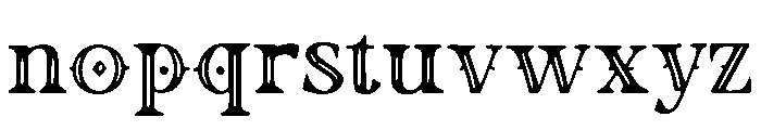Bracaba Regular Font LOWERCASE