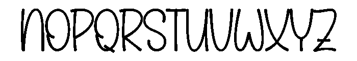 Bracelet Christmas Font UPPERCASE
