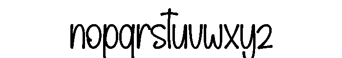 Bracelet Christmas Font LOWERCASE