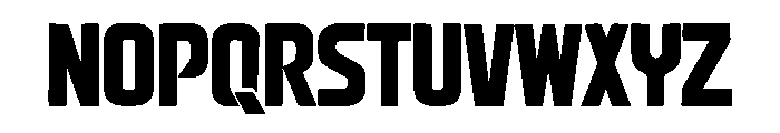 Bracer Font UPPERCASE