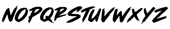 Bractley Font UPPERCASE