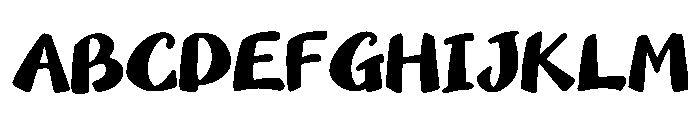 Braden Regular Font UPPERCASE