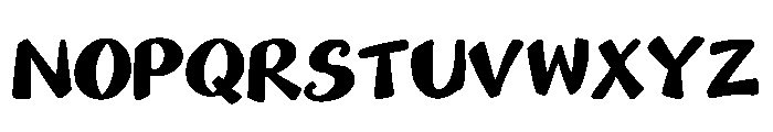 Braden Regular Font UPPERCASE