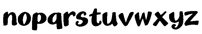 Braden Regular Font LOWERCASE