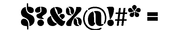Bradent Regular Font OTHER CHARS