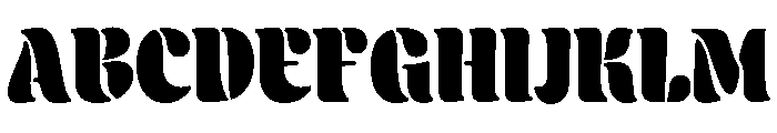 Bradent Regular Font UPPERCASE
