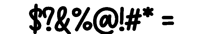 Bradio Font OTHER CHARS
