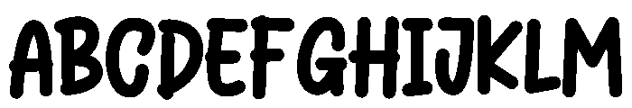 Bradio Font UPPERCASE