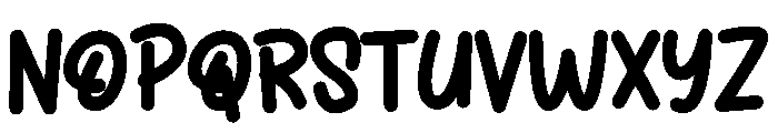 Bradio Font UPPERCASE