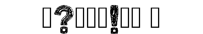 Bradley Regular Font OTHER CHARS