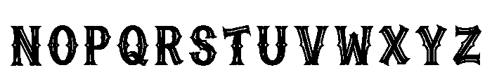Brael Regular Font UPPERCASE