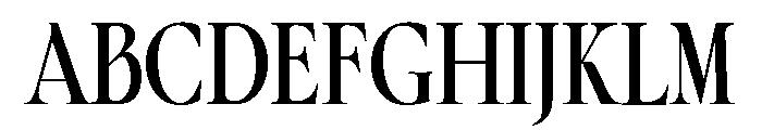 Bragget Font UPPERCASE