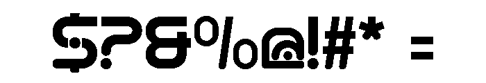 Bragob Regular Font OTHER CHARS