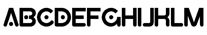 Bragob Regular Font UPPERCASE