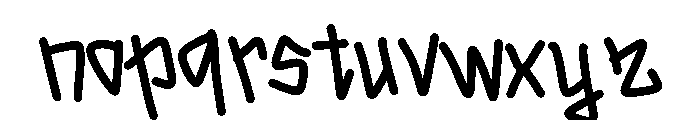 Brahmaka Font LOWERCASE
