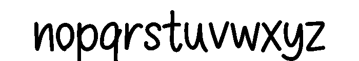Brahmora Font LOWERCASE