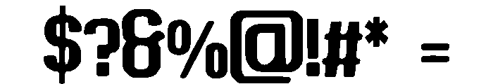 Braid Font OTHER CHARS