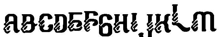 Braid Font UPPERCASE