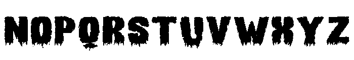 Brain Eater Horror Font LOWERCASE