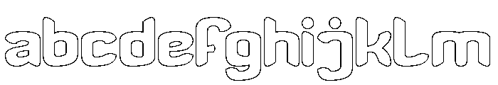 Brainwave-Hollow FONT