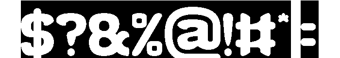 Brainwave-Inverse Font OTHER CHARS