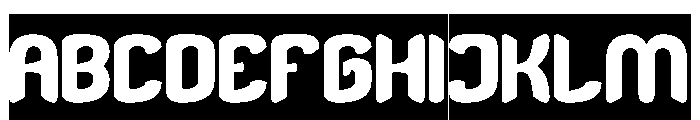 Brainwave-Inverse Font UPPERCASE
