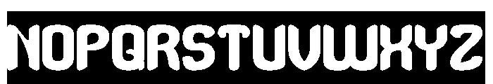 Brainwave-Inverse Font UPPERCASE