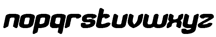 Brainwave Italic Font LOWERCASE