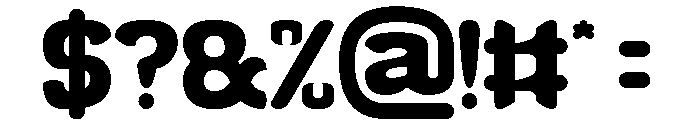 Brainwave Font OTHER CHARS