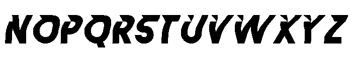 BrakingDrift Font UPPERCASE