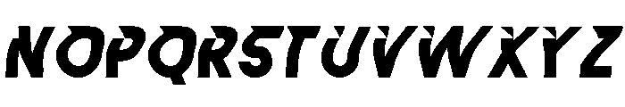 BrakingDrift Font LOWERCASE