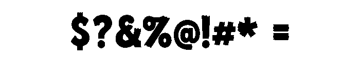 Bramblex Font OTHER CHARS