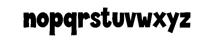 Bramblex Font LOWERCASE