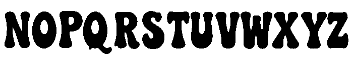 Bramello Font UPPERCASE