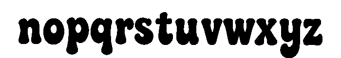 Bramello Font LOWERCASE