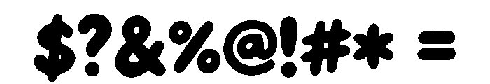 Bramivo Regular Font OTHER CHARS