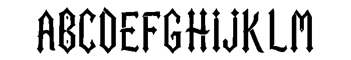 Bramwell Font UPPERCASE