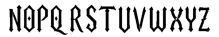 Bramwell Font UPPERCASE