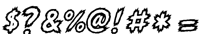Brandal Legend Font OTHER CHARS